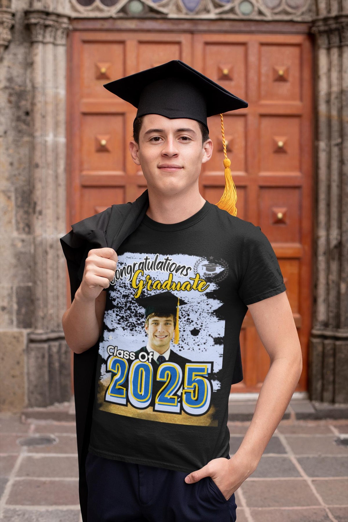 Custom Graduation Shirt, Personalized Graduation Shirt, Custom Graduate Photo Shirt, Family Graduation Shirt, Class of 2025 Shirt, Grad Gift