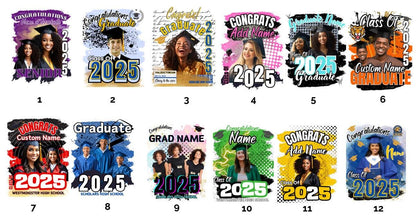 Custom Graduation Shirt, Personalized Graduation Shirt, Custom Graduate Photo Shirt, Family Graduation Shirt, Class of 2025 Shirt, Grad Gift
