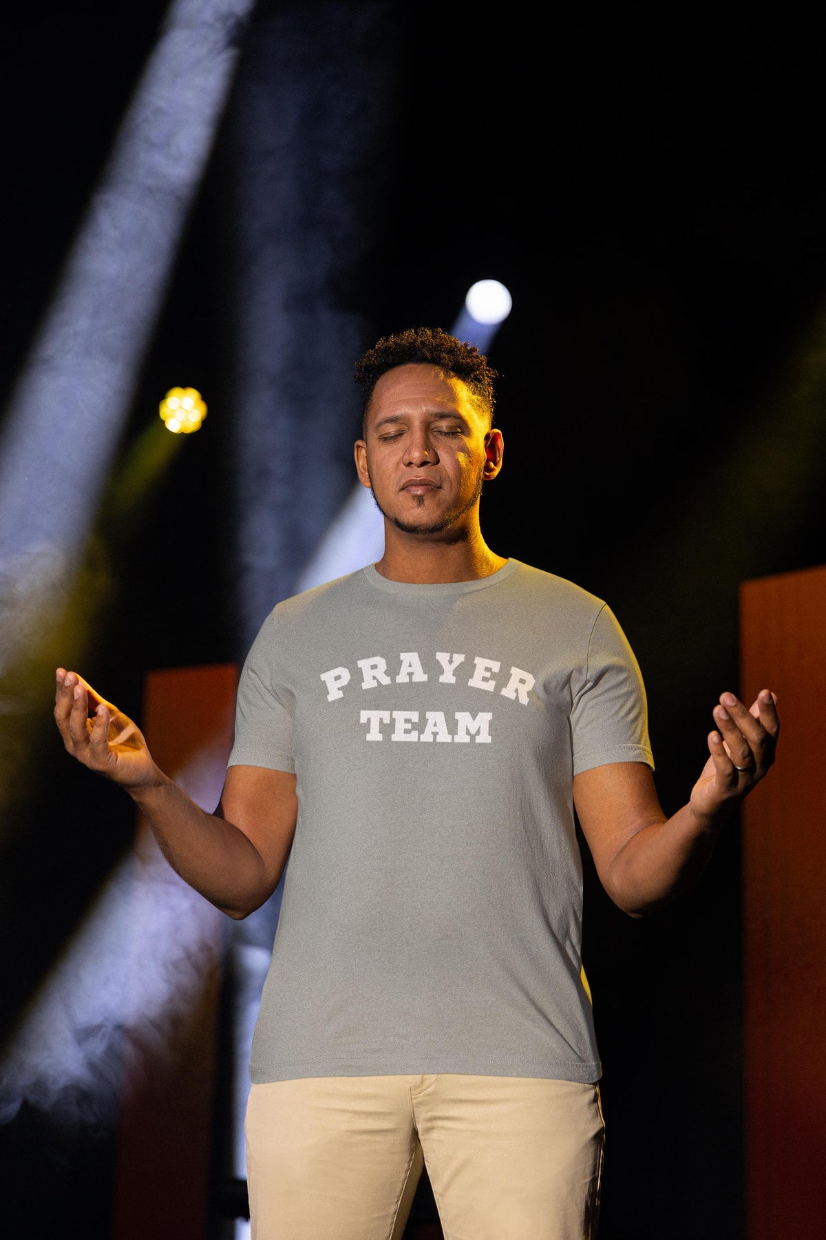 Custom Unisex Short Sleeve Christian T-shirt Prayer Team