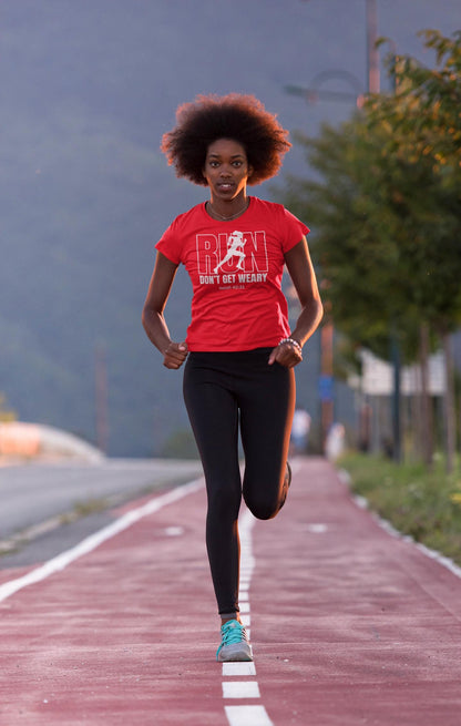 Run Don't Get Weary Shirt, Custom Unisex Short Sleeve Christian T-shirt, Run Don't Get Weary Isaiah 40:31, Gift for Her, Pastor Wife Gift