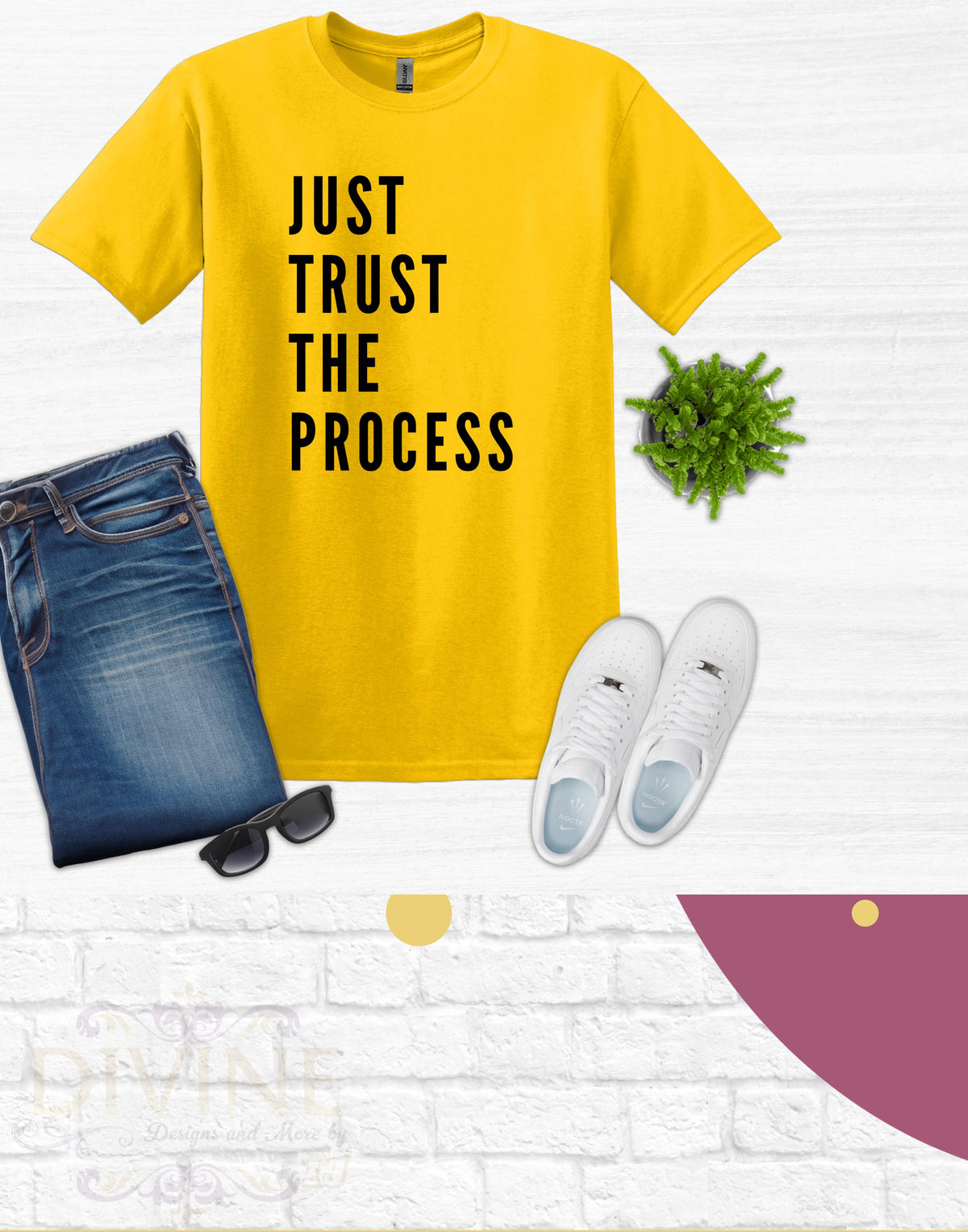 Just Trust the Process T Shirt Gift For Him Gift For Her Inspirational Quote Tee Birthday Gift Men's Shirt Women Shirt Fathers Day TShirt