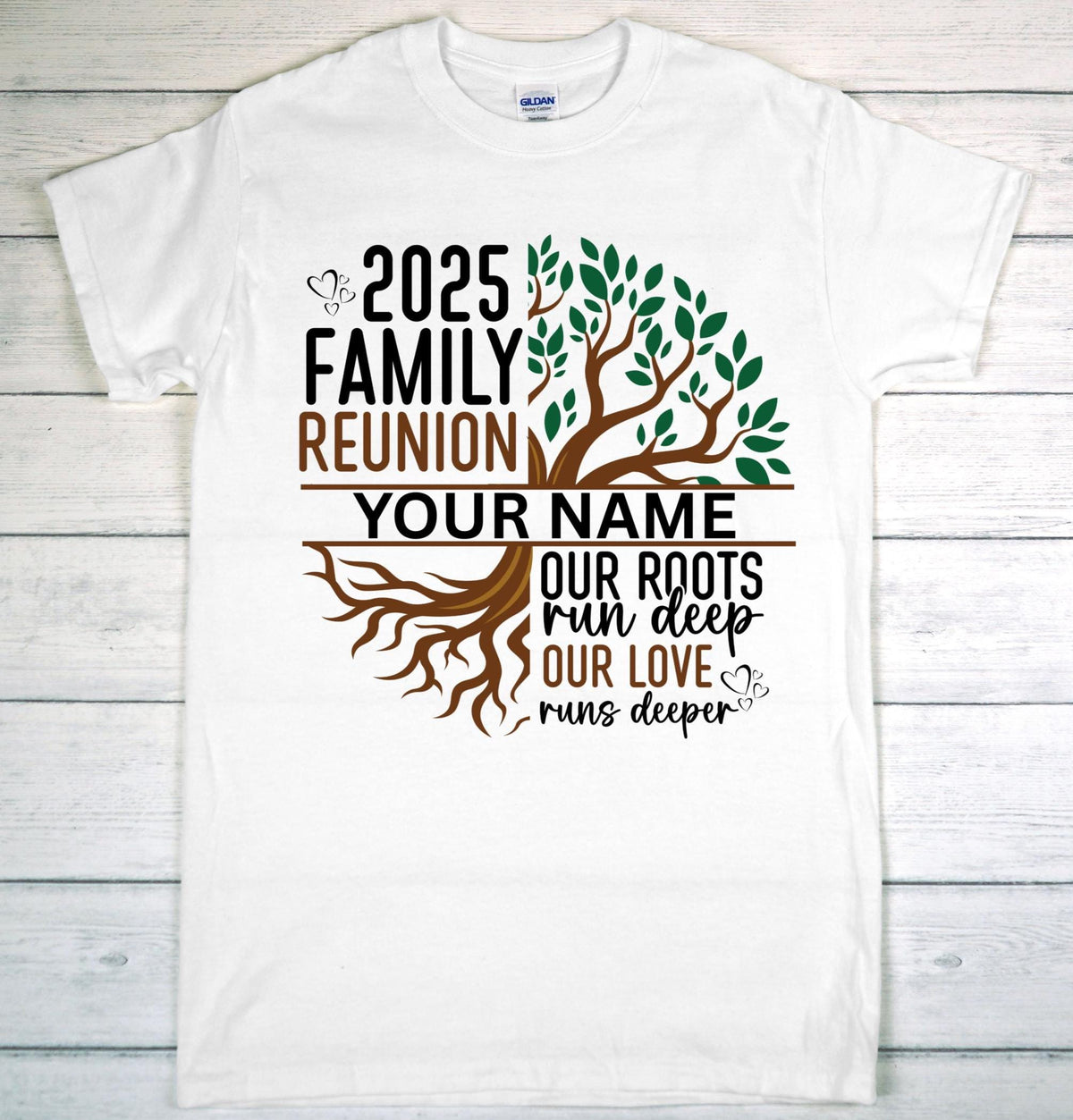 Custom Family Reunion T-Shirt, Family Shirt, Love Tuns Deep, Custom Family Name, Family Tree, Family Fun Day, Proud Family, Family Love