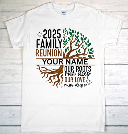Custom Family Reunion T-Shirt, Family Shirt, Love Tuns Deep, Custom Family Name, Family Tree, Family Fun Day, Proud Family, Family Love