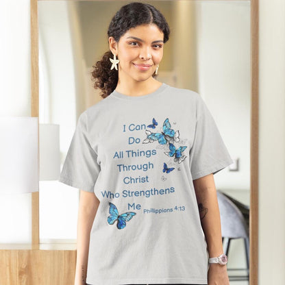 I Can Do All Things Through Christ Shirt, Christian T Shirt, Women Ministry Gift, Pastor Gift, Church Gift, Gift for Her, Religious Apparel