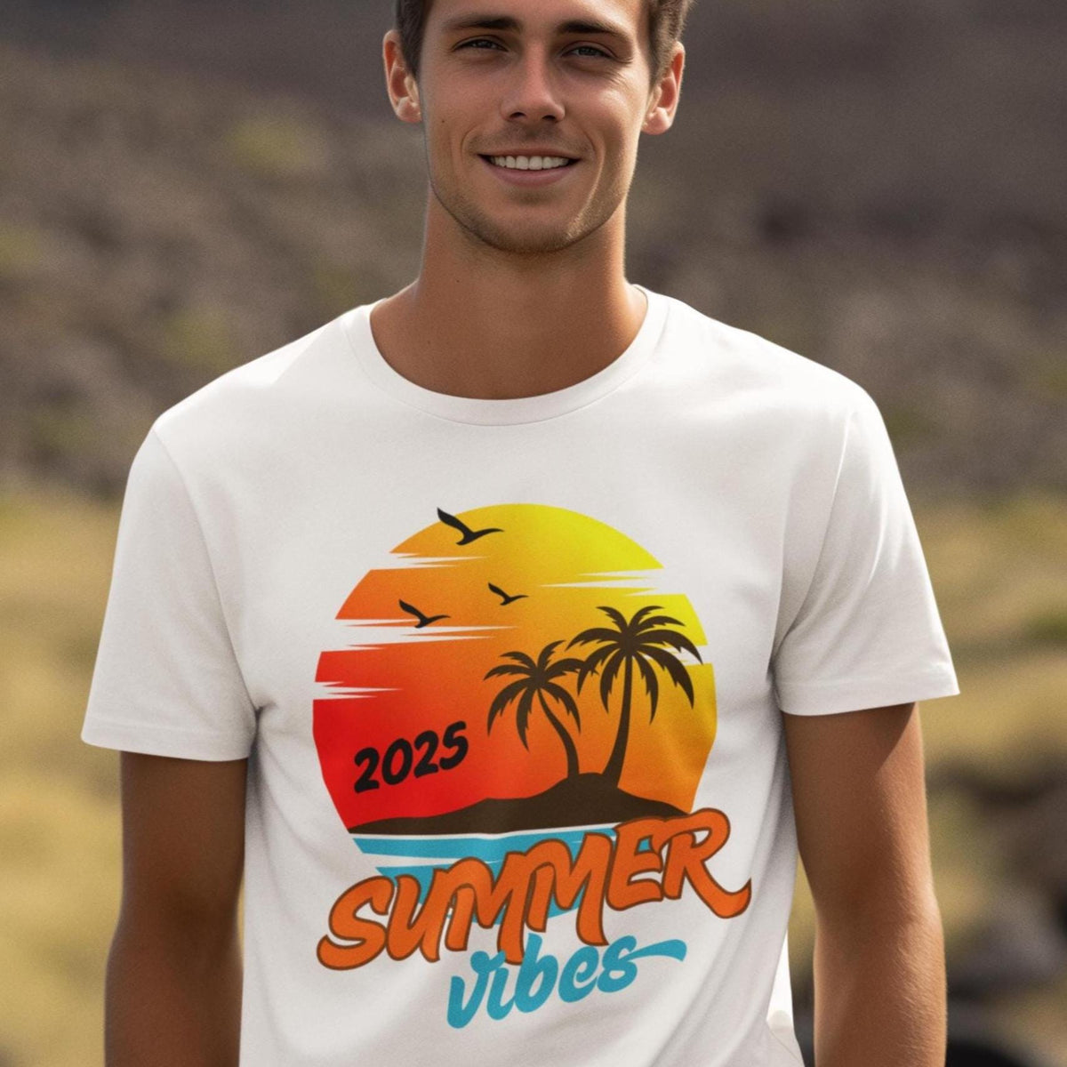 SUMMER VIBES shirt, Sunset, Trendy Summer Shirt, Schools Out Shirt, Summer Break Shirt, Teen Summer Shirt, Kid Summer Shirt, Beach Shirt