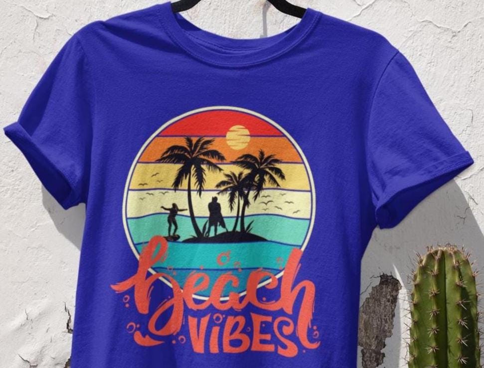 BEACH VIBES shirt, Sunset, Trendy Summer Shirt, Schools Out Shirt, Summer Break Shirt, Teen Summer Shirt, Kid Summer Shirt, Beach Shirt