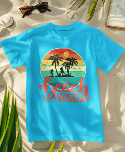 BEACH VIBES shirt, Sunset, Trendy Summer Shirt, Schools Out Shirt, Summer Break Shirt, Teen Summer Shirt, Kid Summer Shirt, Beach Shirt