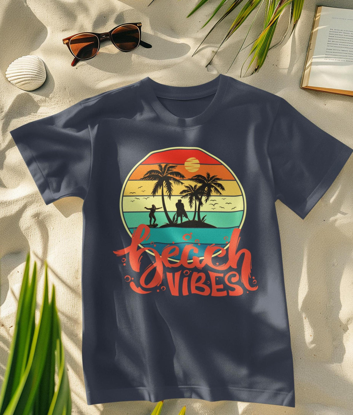 BEACH VIBES shirt, Sunset, Trendy Summer Shirt, Schools Out Shirt, Summer Break Shirt, Teen Summer Shirt, Kid Summer Shirt, Beach Shirt