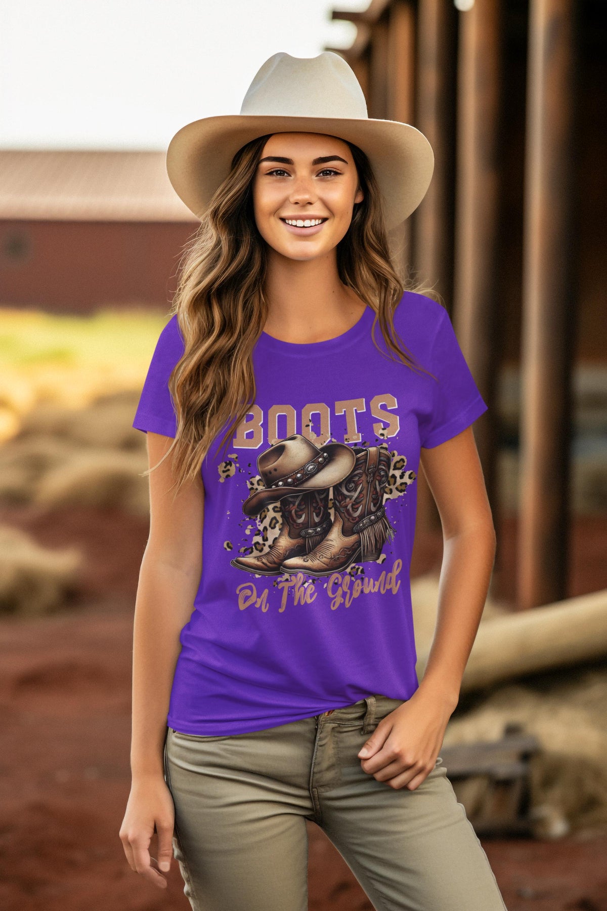 Boots On The Ground Shirt, T-Shirt, Where Them Fans At, Line Dance, Gr