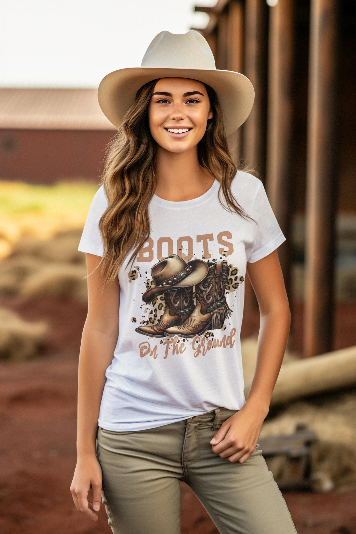 Boots On The Ground Shirt, T-Shirt, Where Them Fans At, Line Dance, Gr