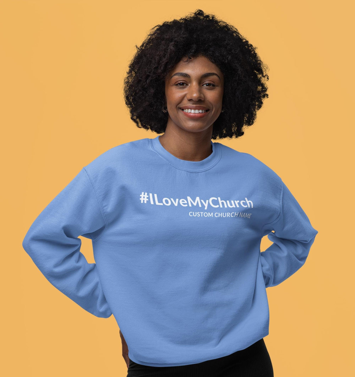 I Love My Church Sweatshirt, Personalized Church Sweatshirt, Custom Church Sweatshirt, Christian Sweatshirt, Jesus Shirt, Faith Sweatshirt