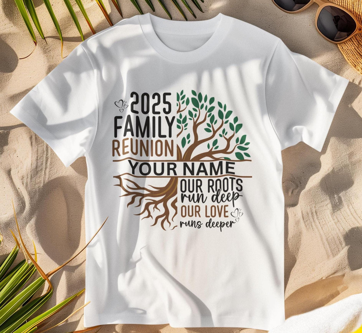 Custom Family Reunion T-Shirt, Family Shirt, Love Tuns Deep, Custom Family Name, Family Tree, Family Fun Day, Proud Family, Family Love