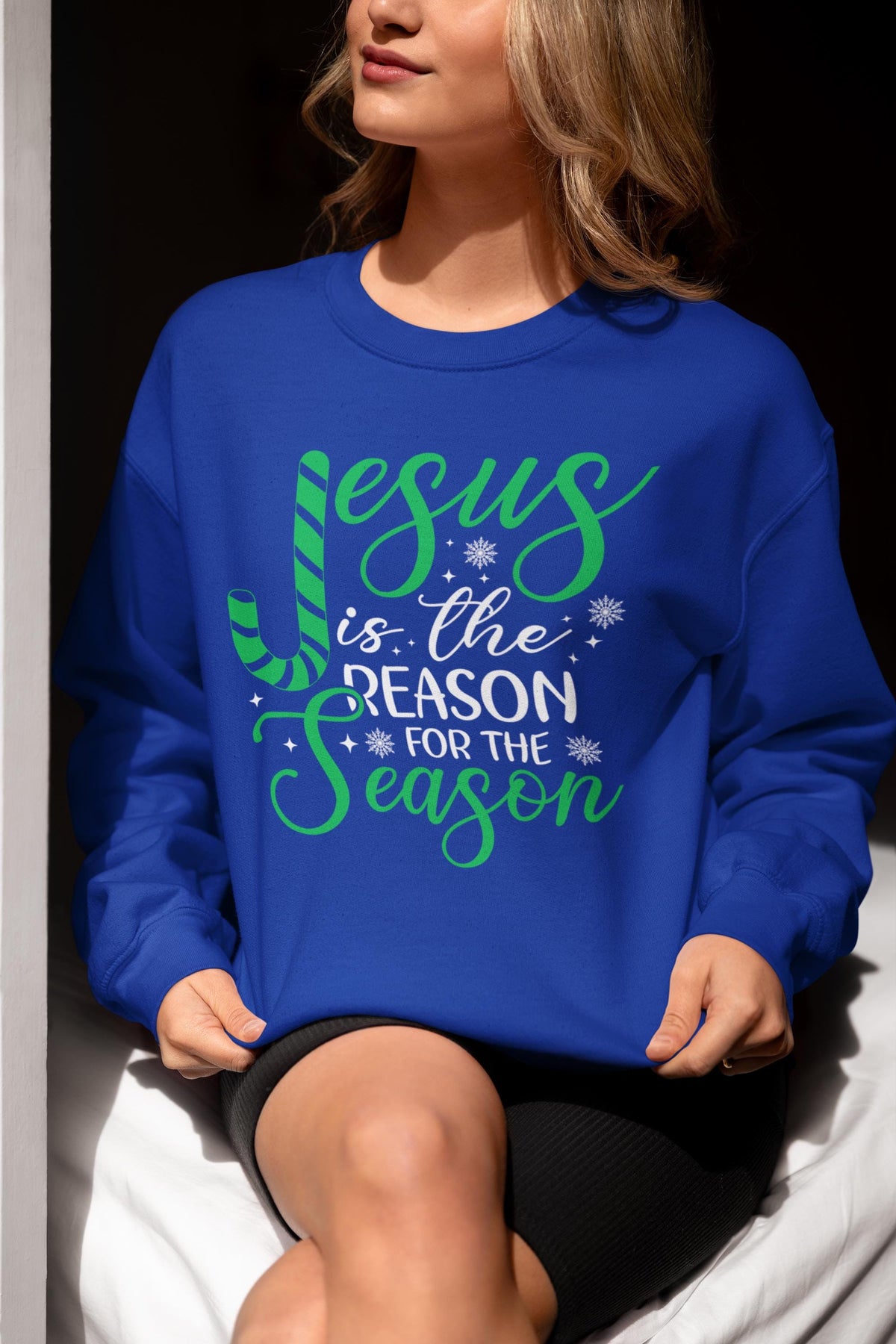 CHRISTMAS Sweatshirt, Jesus Is The Reason For The Season Sweatshirt, Family Christmas Shirt, Christmas Gift, Christian Sweatshirt, Jesus Tee