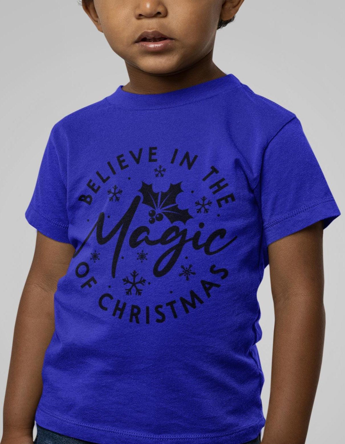 CHRISTMAS Believe In The Magic Of Christmas, Christmas TShirt, Graphic Christmas Tee, Group Christmas Shirts, Christmas Party, Kid Christmas