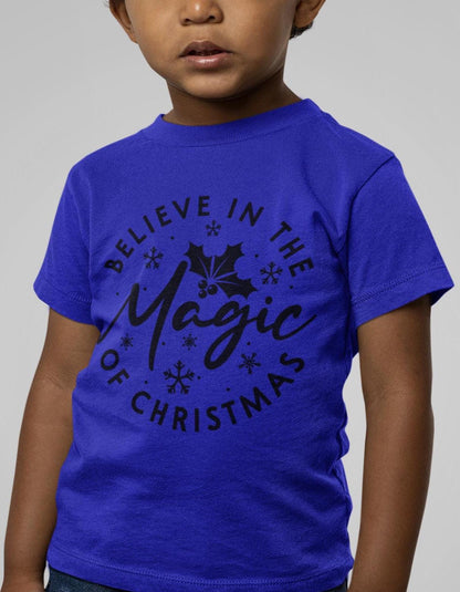 CHRISTMAS Believe In The Magic Of Christmas, Christmas TShirt, Graphic Christmas Tee, Group Christmas Shirts, Christmas Party, Kid Christmas