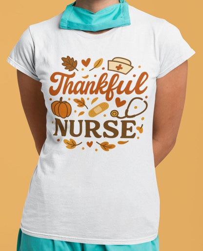 Thankful Nurse Shirt, Fall Nurse Shirt, Thanksgiving Nurse Shirt, Retro Autumn Nurse Tee, Cozy Medical Fall Shirt, Thanksgiving Nurse Shirt