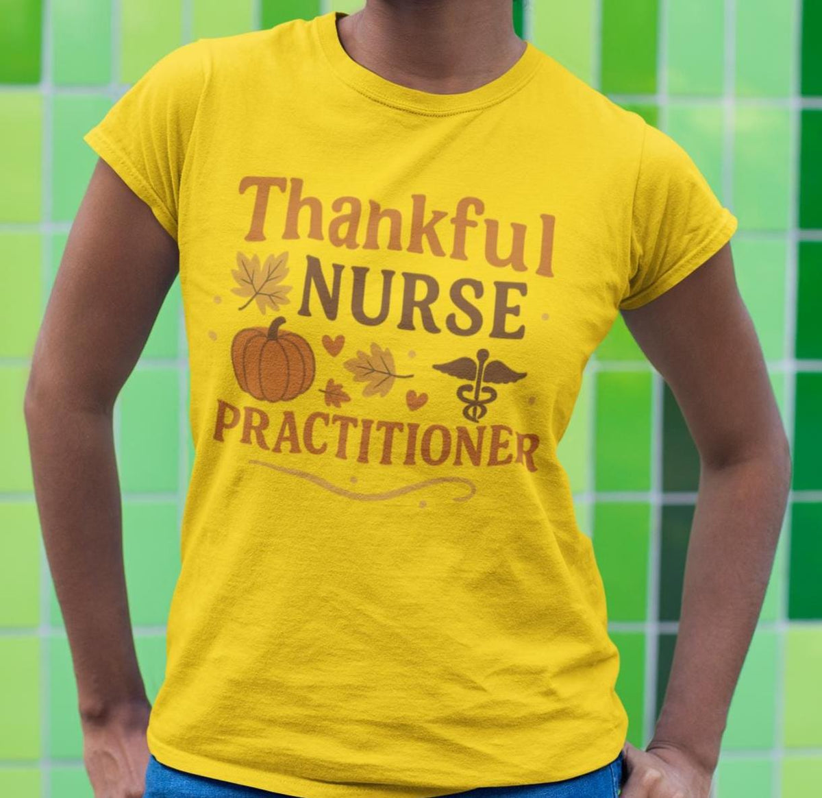 Thankful Nurse Practitioner Shirt, Fall NP Shirt, NP Thanksgiving Shirt, Retro Autumn Medical, Thanksgiving Healthcare Shirt, NP Gift