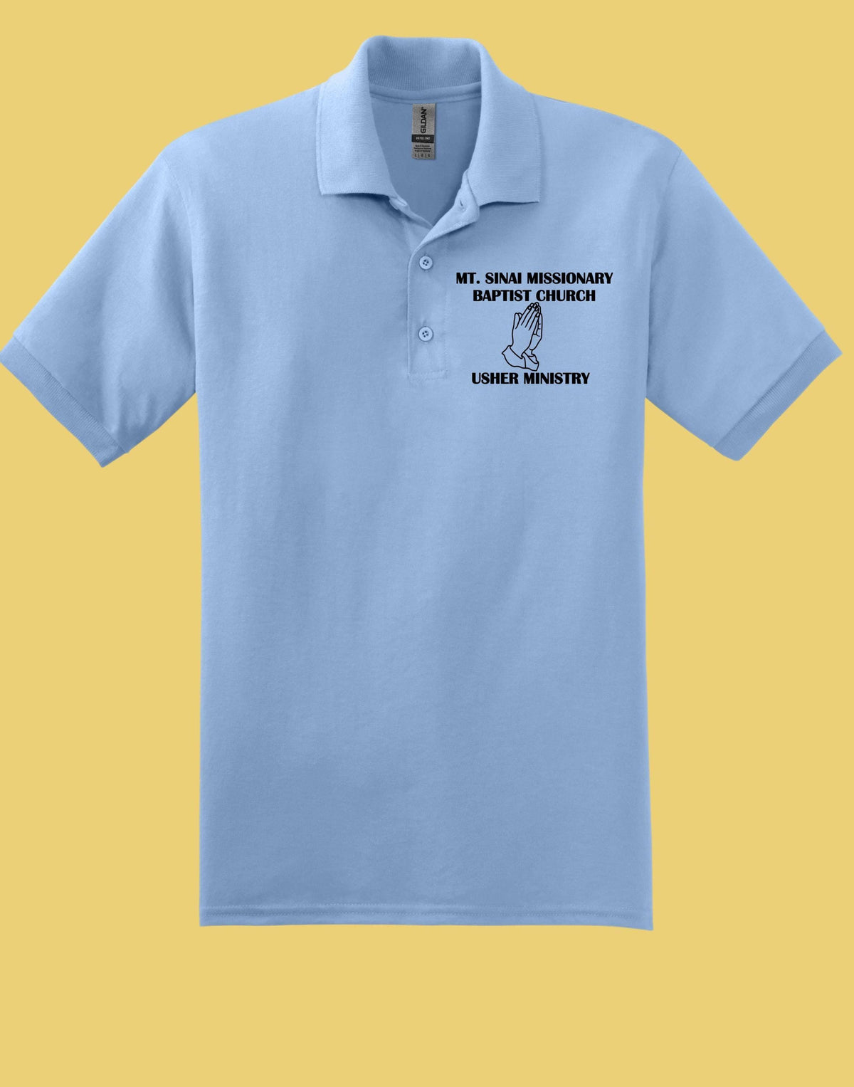 Custom Church Ministry Polo Shirt, Usher Ministry Polo, Personalized C