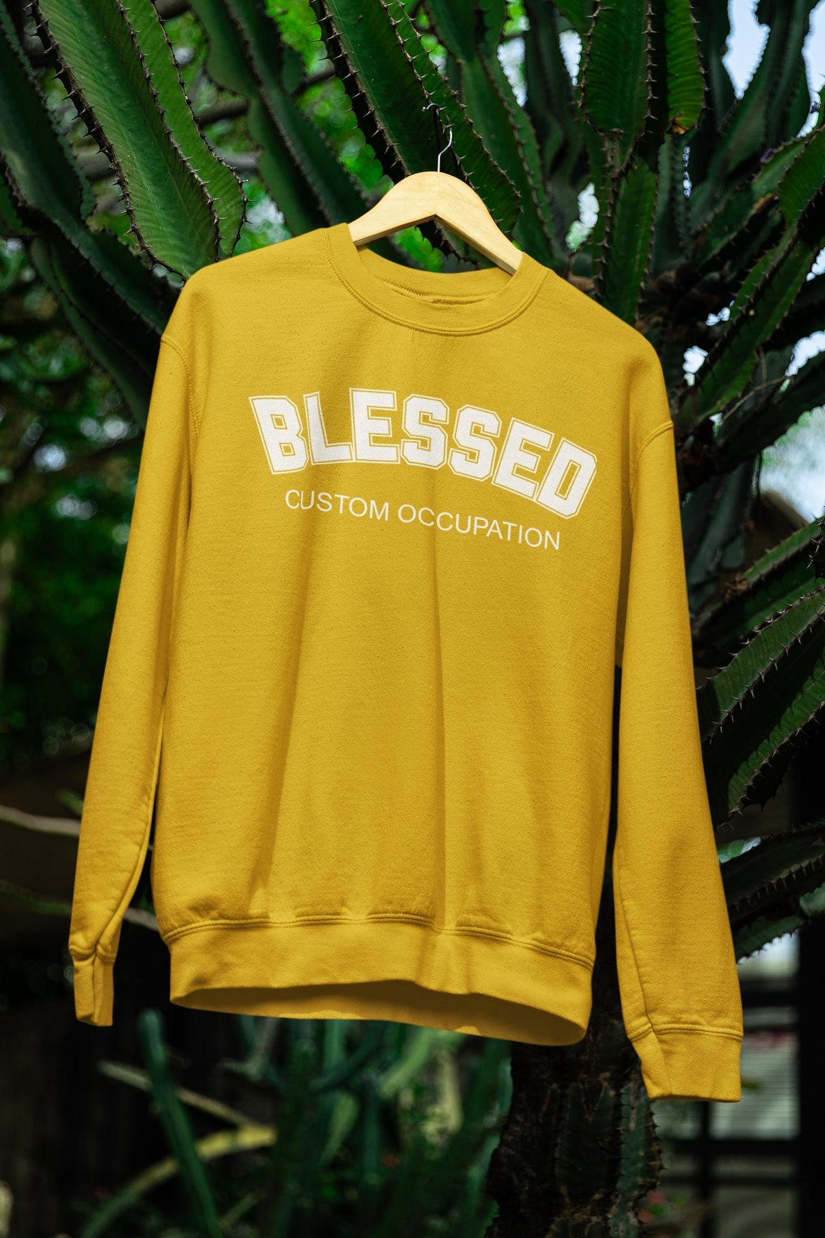 Custom Blessed Career Occupation Sweatshirt, Personalized Sweatshirt, Custom Sweatshirt, Career Sweatshirt, Custom Profession Shirt, Gift