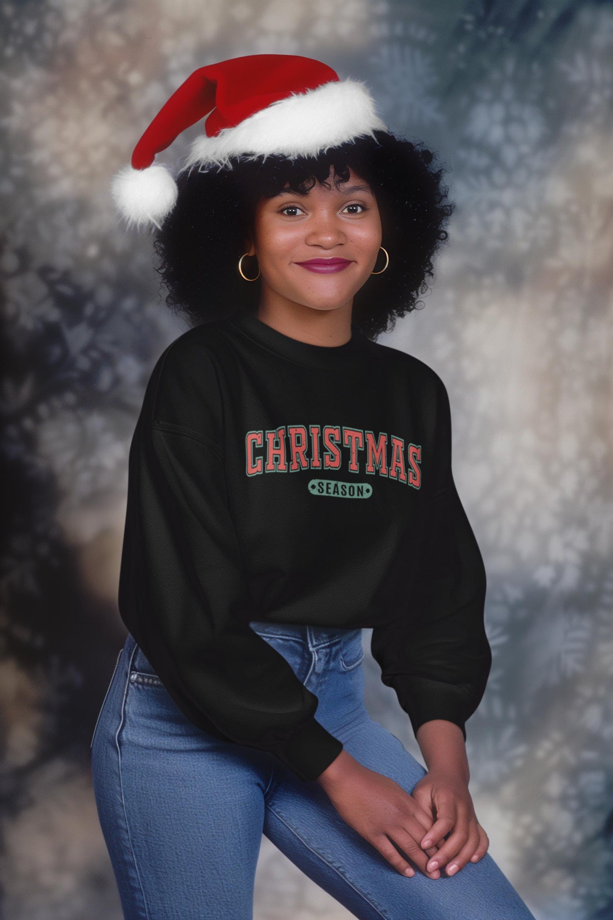 CHRISTMAS SEASON Sweatshirt, Kids Adult Christmas Shirt, Family Christmas Shirt, Christmas Gift, Matching Christmas Shirts, Collegiate Shirt