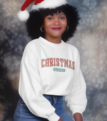 CHRISTMAS SEASON Sweatshirt, Kids Adult Christmas Shirt, Family Christmas Shirt, Christmas Gift, Matching Christmas Shirts, Collegiate Shirt
