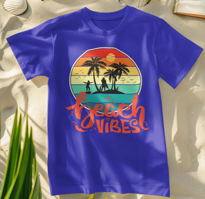BEACH VIBES shirt, Sunset, Trendy Summer Shirt, Schools Out Shirt, Summer Break Shirt, Teen Summer Shirt, Kid Summer Shirt, Beach Shirt