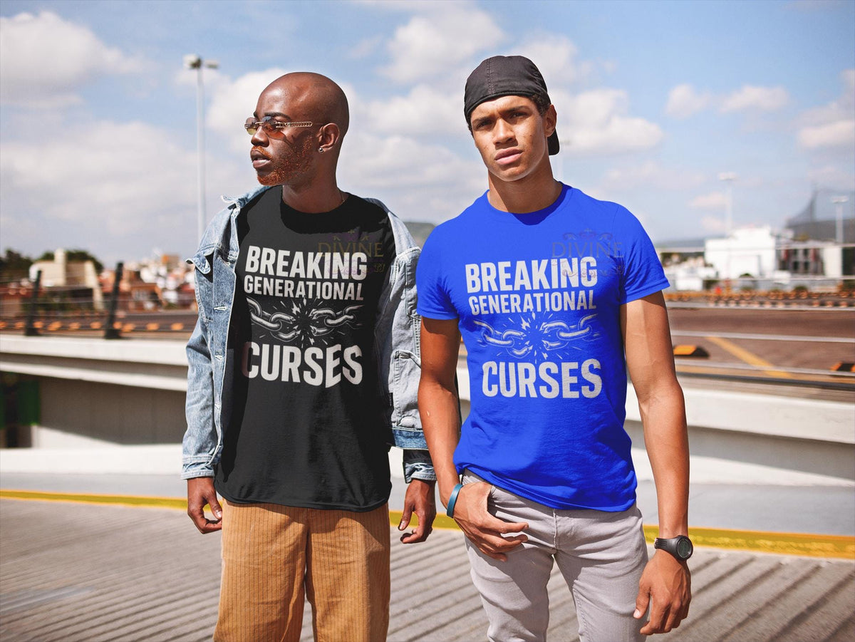 Breaking Generational Curses Shirt, Custom Unisex Short Sleeve Christian T-shirt, Faith Filled, Walking In Purpose, Healing, Freedom Shirt