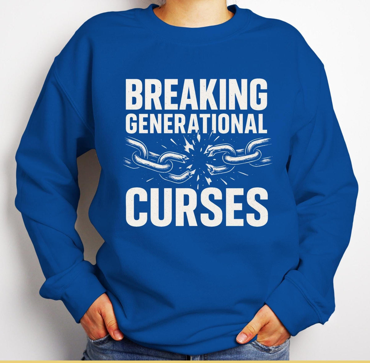 Breaking Generational Curses Sweatshirt, Custom Unisex Short Sleeve Christian T-shirt, Faith Filled, Walking In Purpose, Healing, Freedom