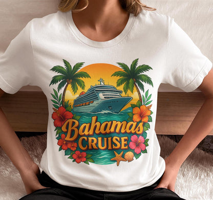 Bahamas Cruise Shirt, Cruise Shirt, Tropical Cruise Ship Graphic Shirt