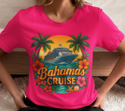 Bahamas Cruise Shirt, Cruise Shirt, Tropical Cruise Ship Graphic Shirt