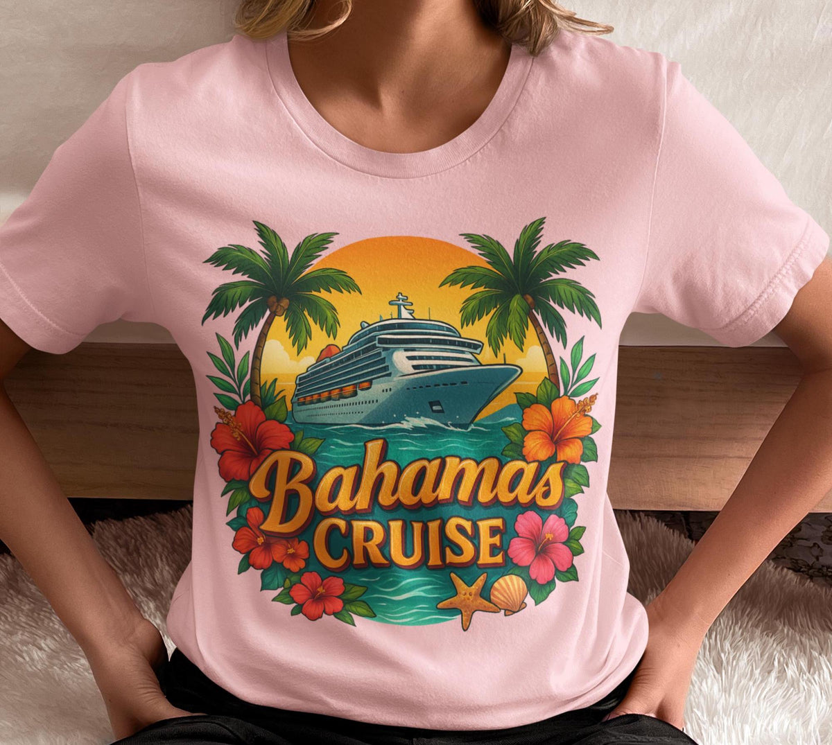 Bahamas Cruise Shirt, Cruise Shirt, Tropical Cruise Ship Graphic Shirt