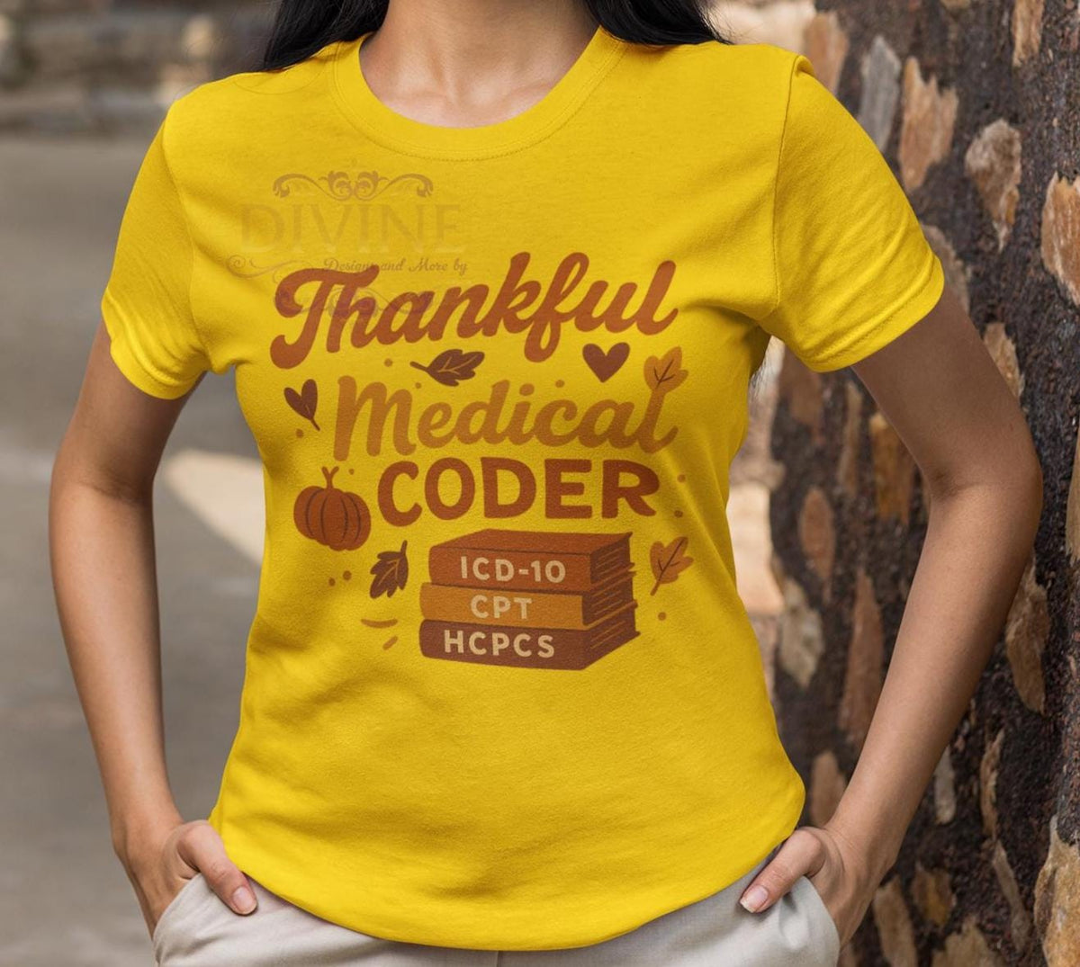 Thankful Medical Coder Shirt, Fall Medical Coder T-Shirt, Retro Thanksgiving Healthcare Tee Design, Autumn Coding Shirt for Women, Coder
