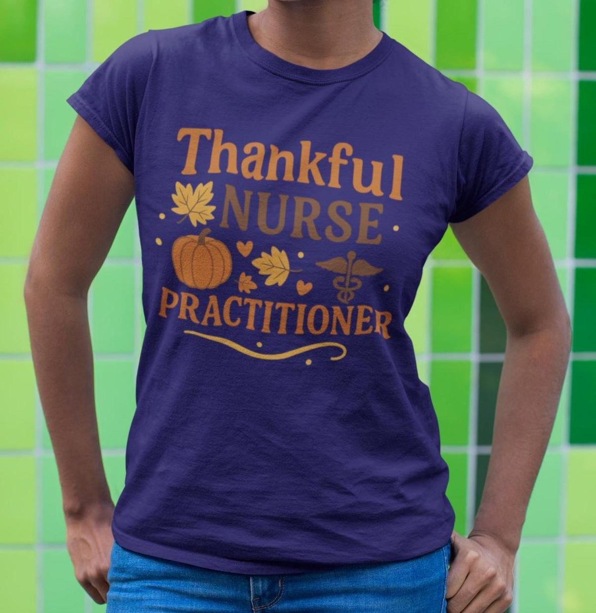 Thankful Nurse Practitioner Shirt, Fall NP Shirt, NP Thanksgiving Shirt, Retro Autumn Medical, Thanksgiving Healthcare Shirt, NP Gift