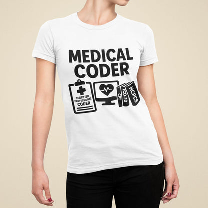 Medical Coder Shirt, Certified Professional Coder Shirt, Healthcare Coder TShirt, Certified Medical Coder Tee, Professional Coder Gift