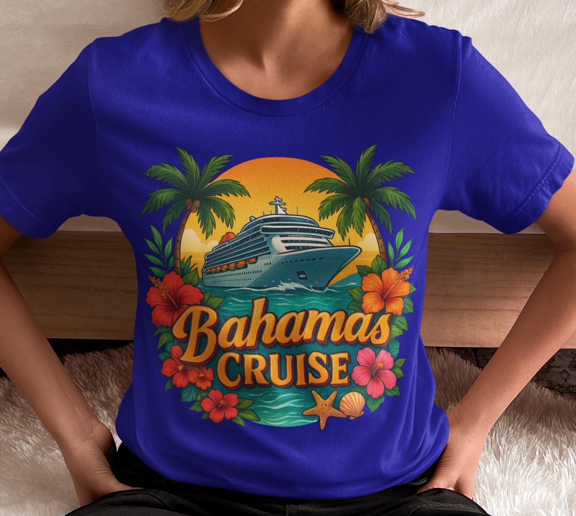 Bahamas Cruise Shirt, Cruise Shirt, Tropical Cruise Ship Graphic Shirt