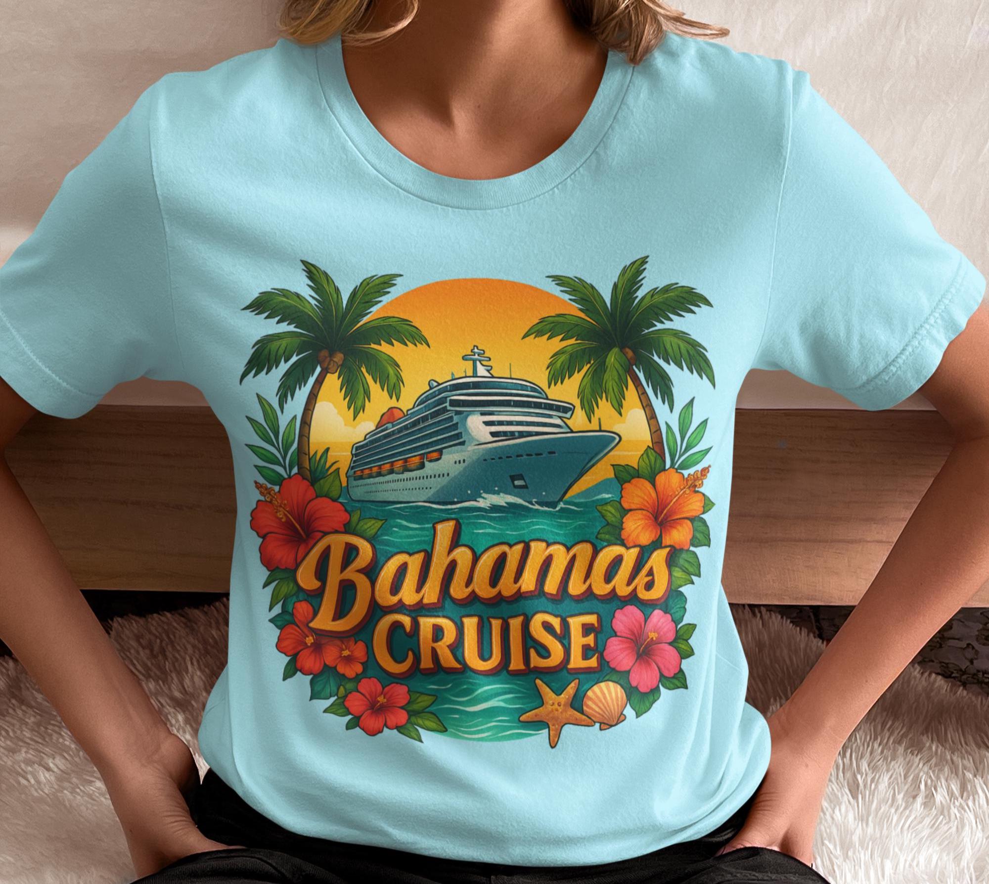 Bahamas Cruise Shirt, Cruise Shirt, Tropical Cruise Ship Graphic Shirt