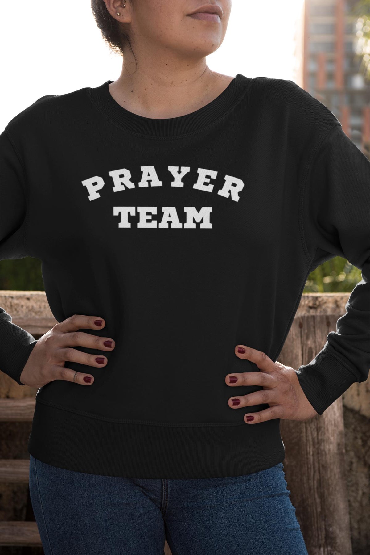 Prayer Team Sweatshirt, Faith Crewneck, Christian Sweatshirt, Church Sweatshirt, Religious Pullover,   Unisex Christian Crewneck, Faith Gift