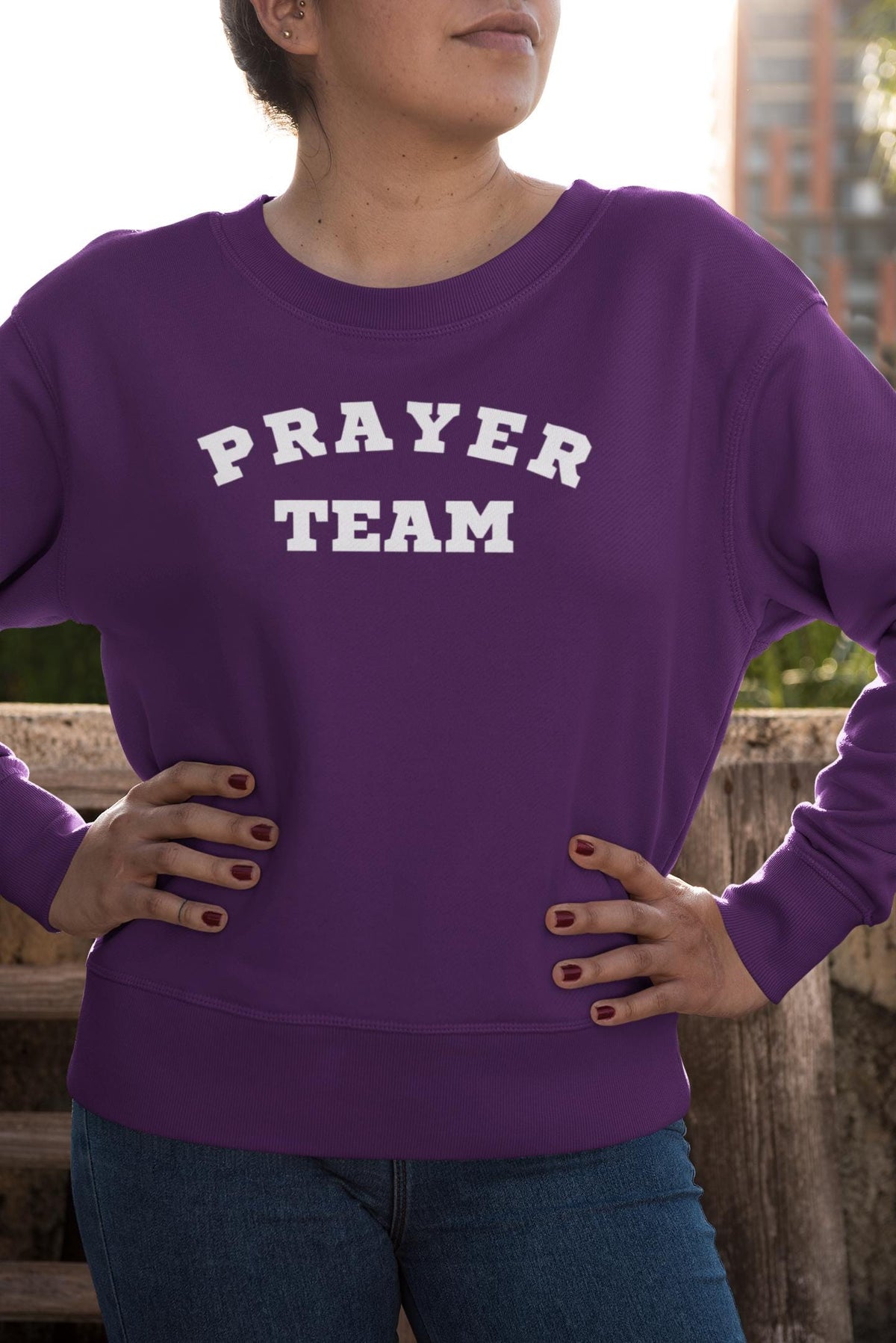 Prayer Team Sweatshirt, Faith Crewneck, Christian Sweatshirt, Church Sweatshirt, Religious Pullover,   Unisex Christian Crewneck, Faith Gift