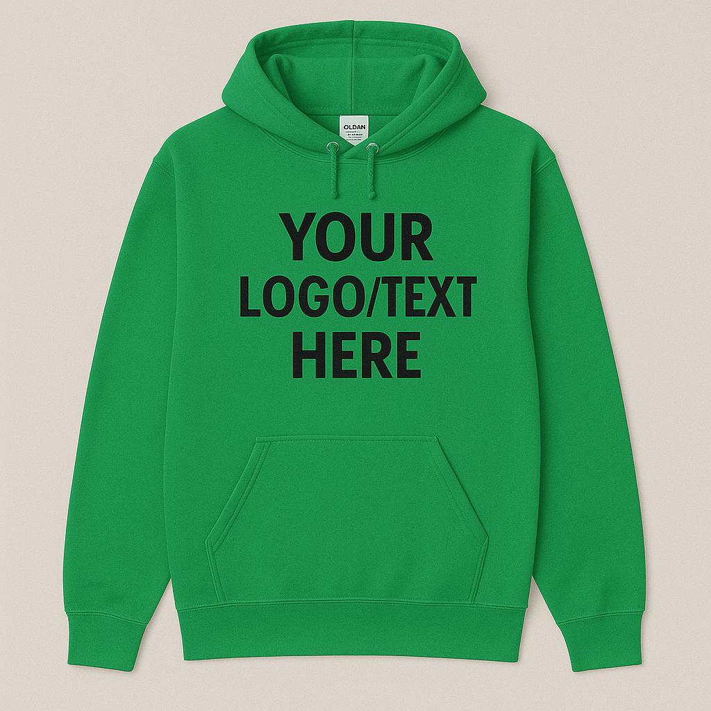 Custom Gildan Hoodie, Personalized Text Hoodie, Logo Hoodie, Custom Pullover Sweatshirt, Team Hoodie, Group Hoodies, Bulk Order Hoodies