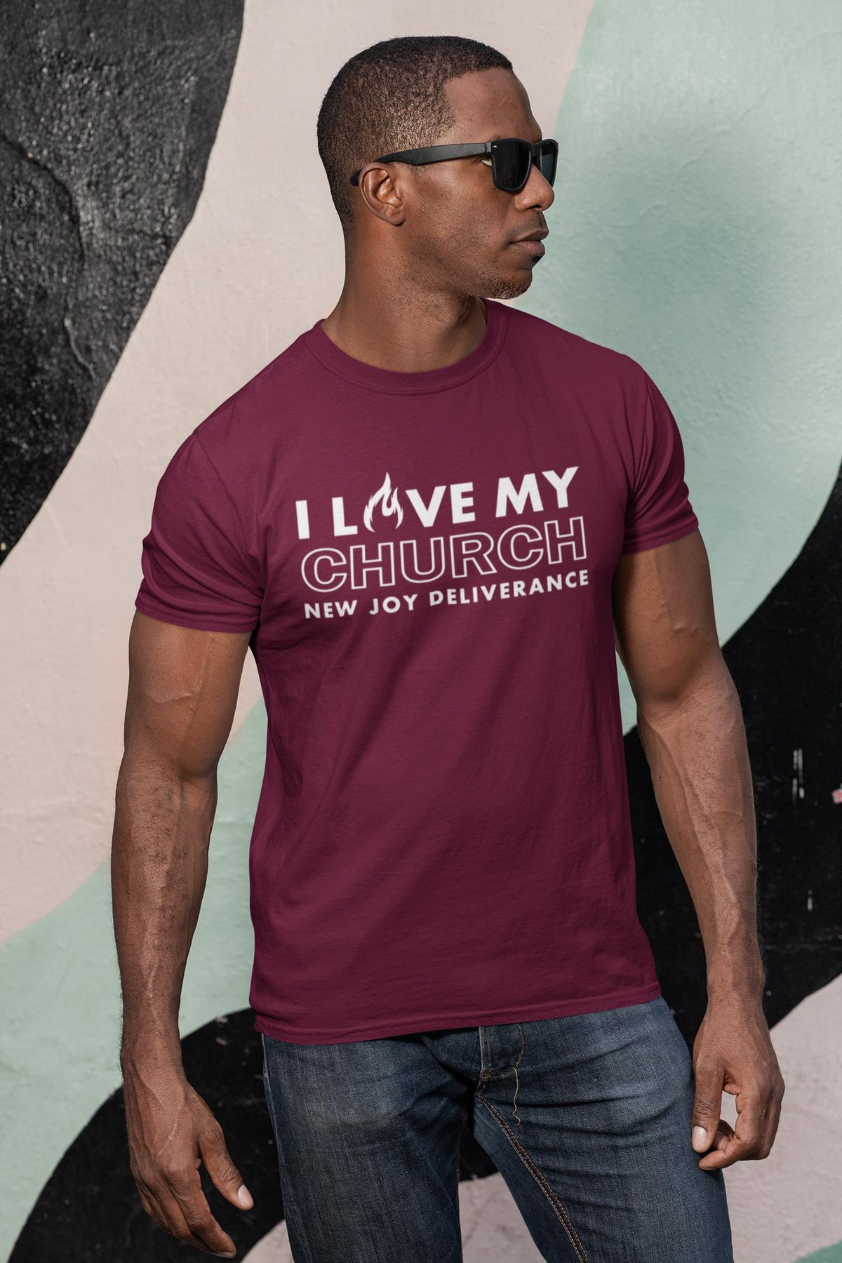 Custom I Love My Church Shirt, Christian Faith T-Shirt, Religious Tee, Pastor Appreciation Gift, Church Family Reunion Shirt