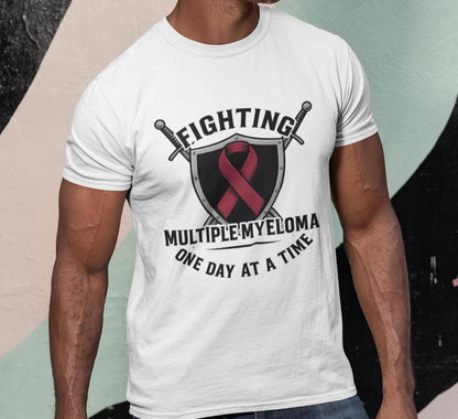 Multiple Myeloma Awareness Shirts, Burgundy Ribbon Cancer Support Tee, Faith Strength Courage Butterfly Shirt, Hope Faith Cure Warrior Shirt