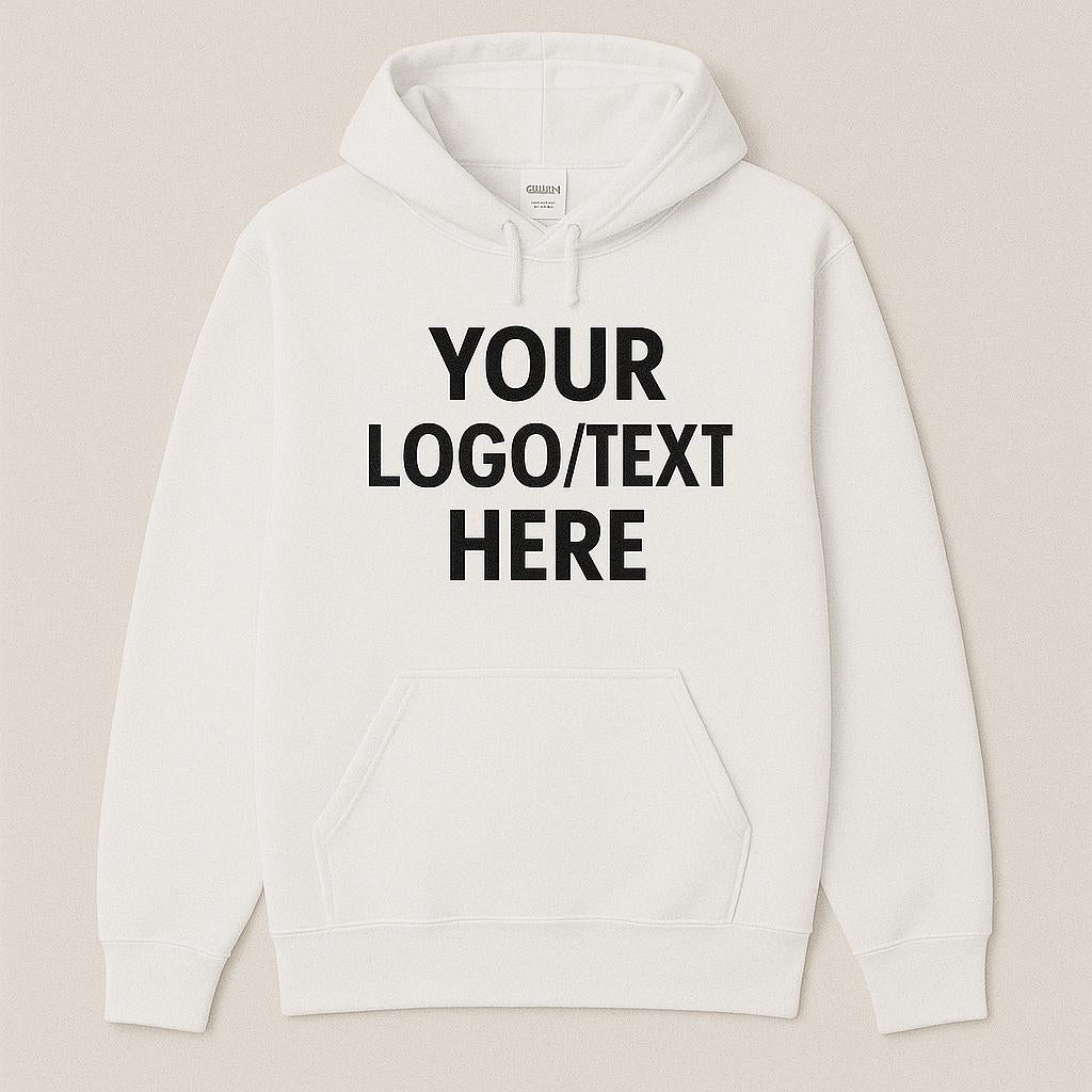 Custom Gildan Hoodie, Personalized Text Hoodie, Logo Hoodie, Custom Pullover Sweatshirt, Team Hoodie, Group Hoodies, Bulk Order Hoodies