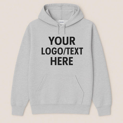 Custom Gildan Hoodie, Personalized Text Hoodie, Logo Hoodie, Custom Pullover Sweatshirt, Team Hoodie, Group Hoodies, Bulk Order Hoodies
