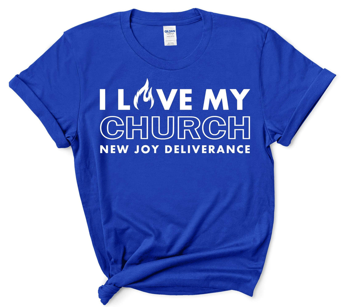 Custom I Love My Church Shirt, Christian Faith T-Shirt, Religious Tee, Pastor Appreciation Gift, Church Family Reunion Shirt