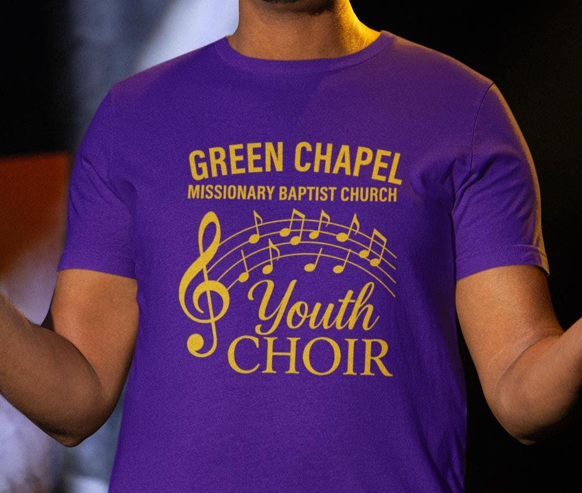 Youth Choir T-Shirt, Custom Church Shirt, Youth Choir Tee, Gospel Choir, Christian Group Shirts, Music Ministry Tee, Custom Church Apparel