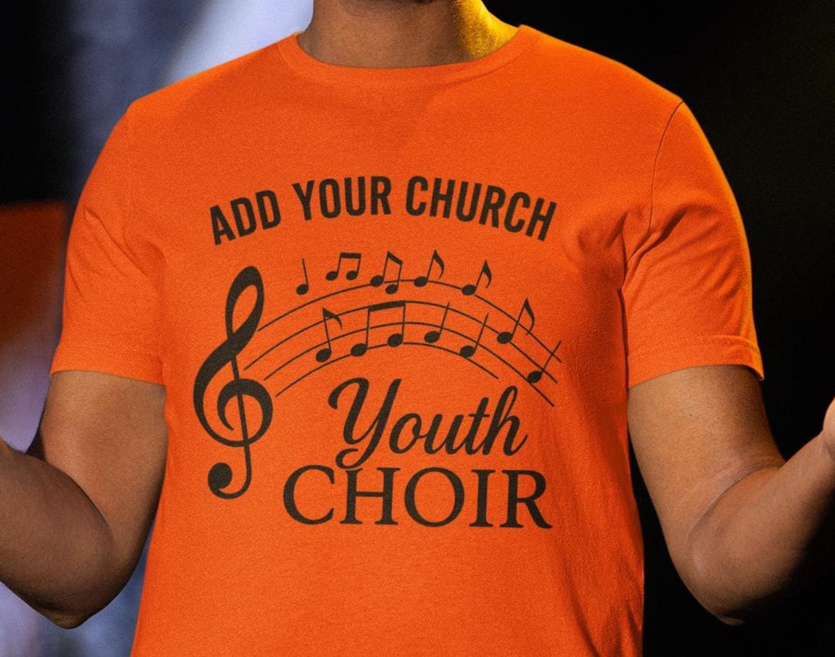 Youth Choir T-Shirt, Custom Church Shirt, Youth Choir Tee, Gospel Choir, Christian Group Shirts, Music Ministry Tee, Custom Church Apparel