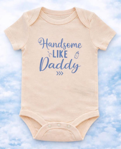 Handsome Like Daddy Baby Onesie, Baby Boy Bodysuit, Newborn Outfit, Ba