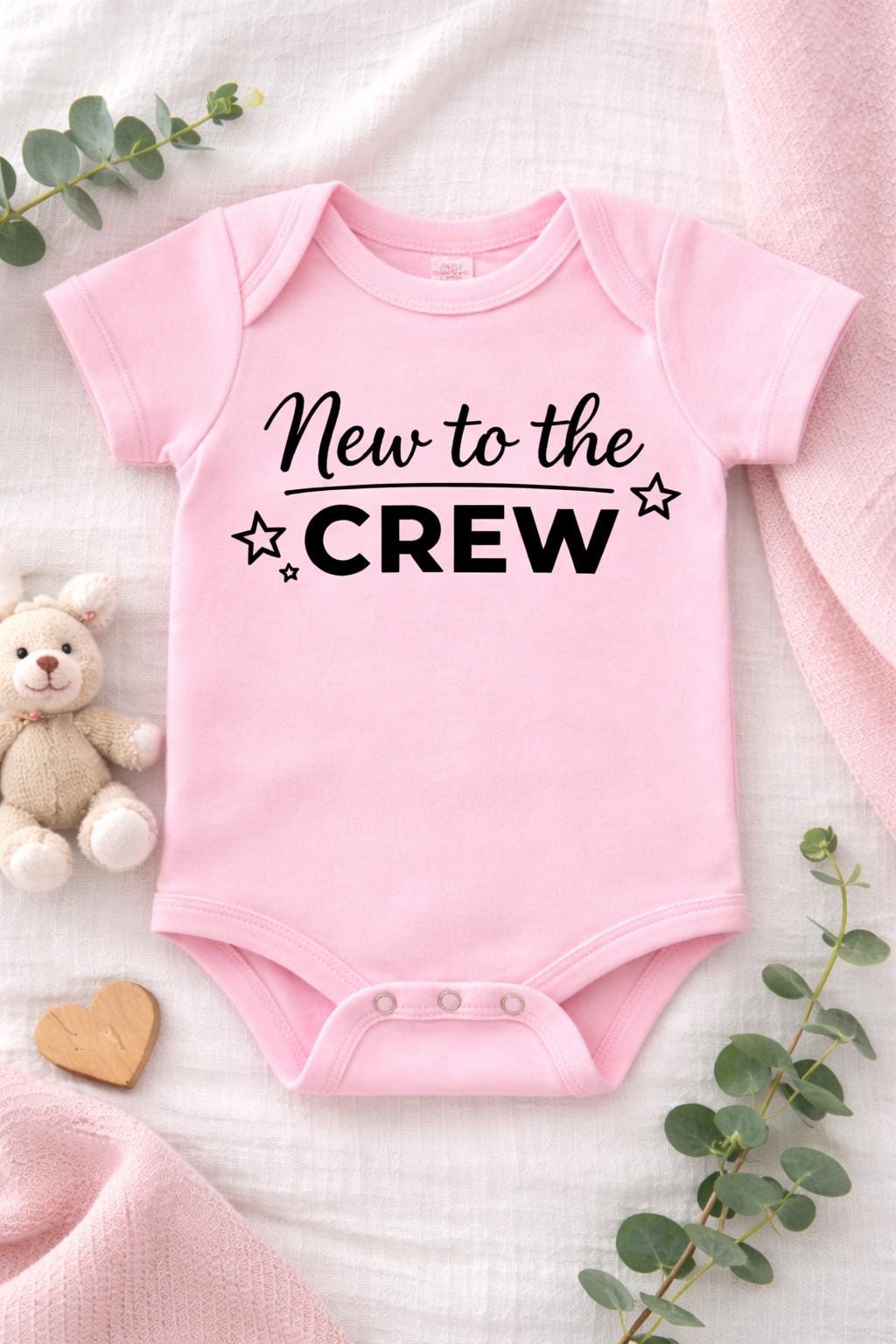 New to the Crew Baby Onesie, Gerber Baby Bodysuit, New Baby Outfit, Baby Shower Gift, Gender Neutral Baby Onesie