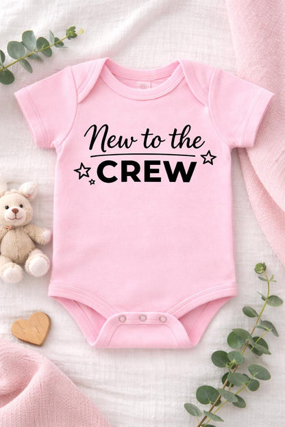 New to the Crew Baby Onesie, Gerber Baby Bodysuit, New Baby Outfit, Baby Shower Gift, Gender Neutral Baby Onesie