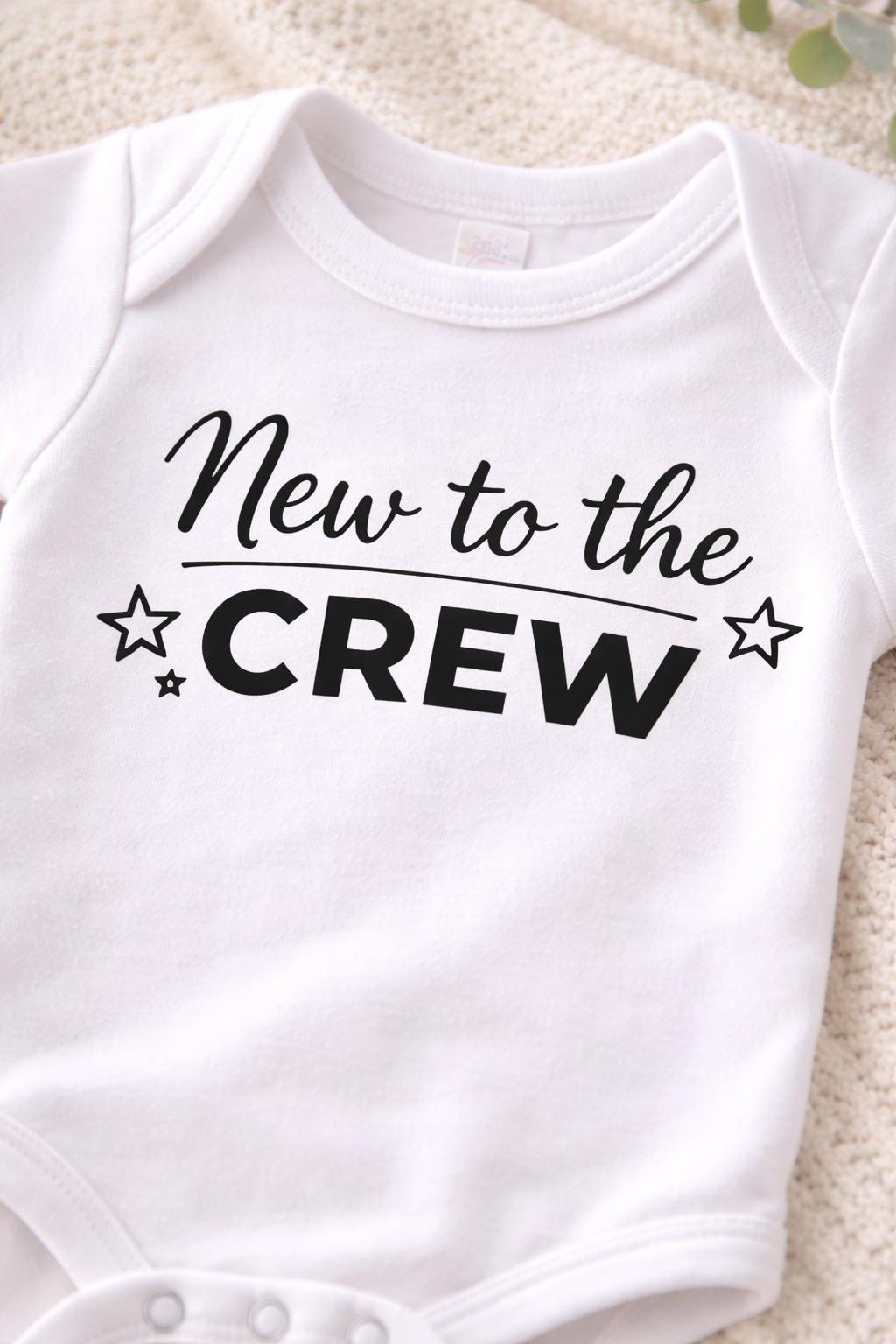 New to the Crew Baby Onesie, Gerber Baby Bodysuit, New Baby Outfit, Baby Shower Gift, Gender Neutral Baby Onesie